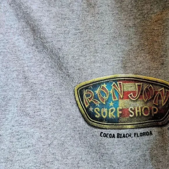 RON JON Sleeveless Cocoa Beach Graphic Tee NWOT - Picture 2 of 5